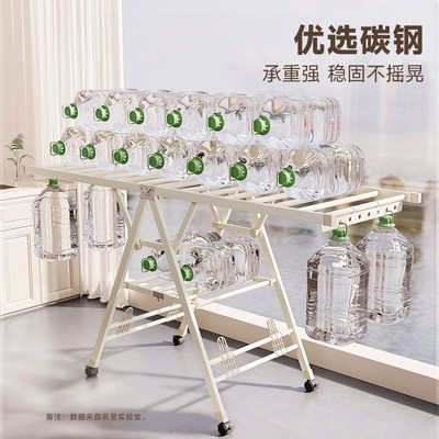 晾衣架折叠阳台落地室p内家用晒被子神器简易凉衣杆加厚加粗晒衣