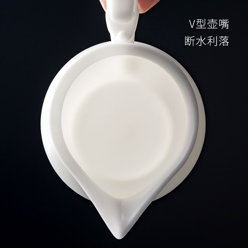 妙莲天香高档冰种玉瓷公道杯陶瓷茶具茶杯茶水分离分茶器单个