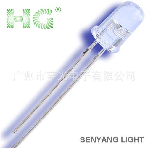 厂家直销 5MM交通灯翠绿直插LED发光二管 金线 进口芯片 led灯珠