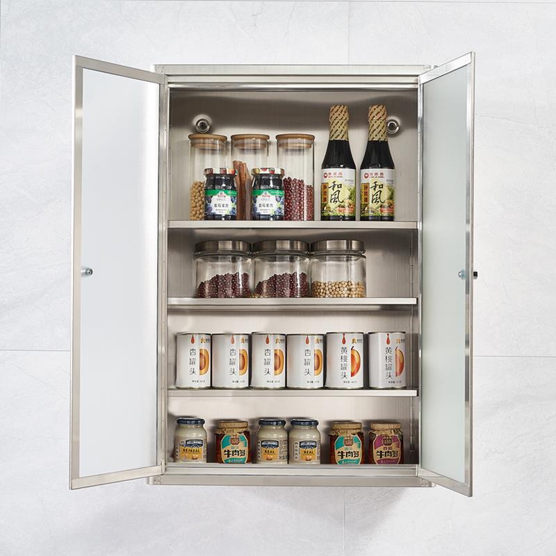 W6不锈钢厨房用品吊柜墙壁柜碗柜储物柜卫生间置物浴室柜壁挂柜阳