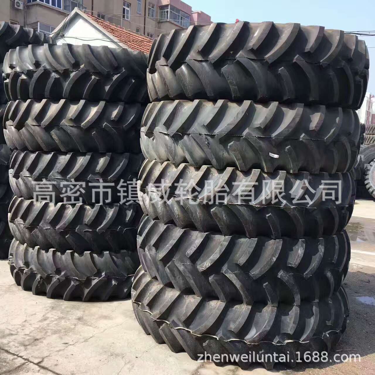 农业拖拉机轮胎 18.4-42 拖拉机加密人字轮胎 R-1S花纹