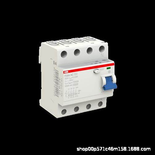 ABB漏电开关断路器F204 A-63/0.1-L F204 A-25/0.3-L