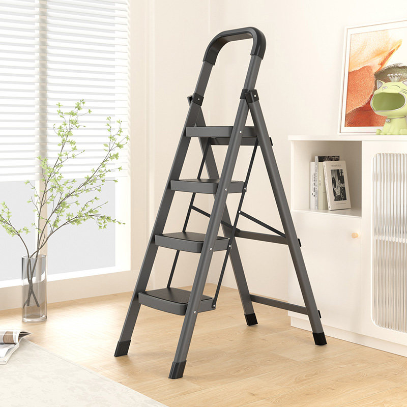 折叠梯子家用室内l人字梯小型楼梯便捷爬梯加厚轻便登高家庭用小