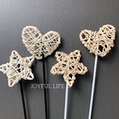 棒藤藤条藤干花挥无火香薰藤枝室内配件藤条干花球球香薰发配件