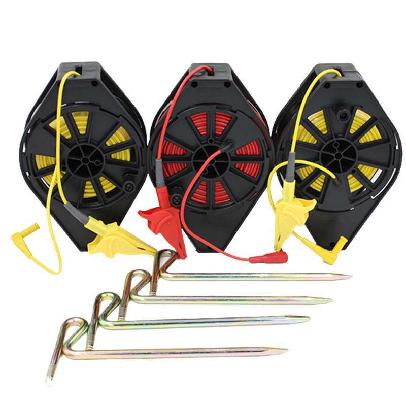 接地电阻测试仪接地摇m表测试线F1621 4105A通用接地桩接地棒50m