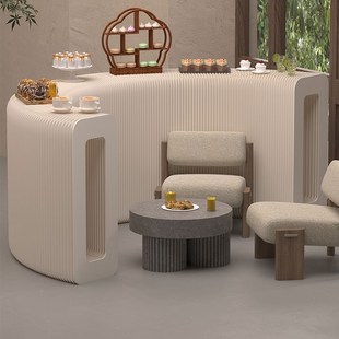 中岛展台长条中空置n物台伸缩折叠流水台商场落地置物架摆台陈列