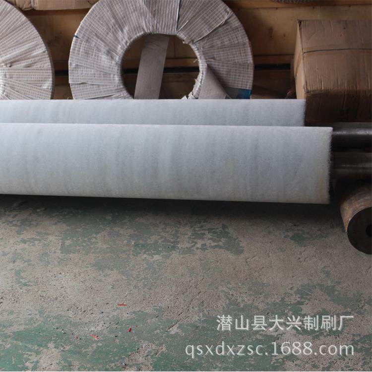 供应机械毛刷辊 缠绕式尼龙丝毛刷 玻璃毛刷清洗毛刷 按要求定