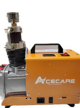 高压电动充气泵打气机30mpa/4500psi 单缸水冷循环带防爆双层过滤