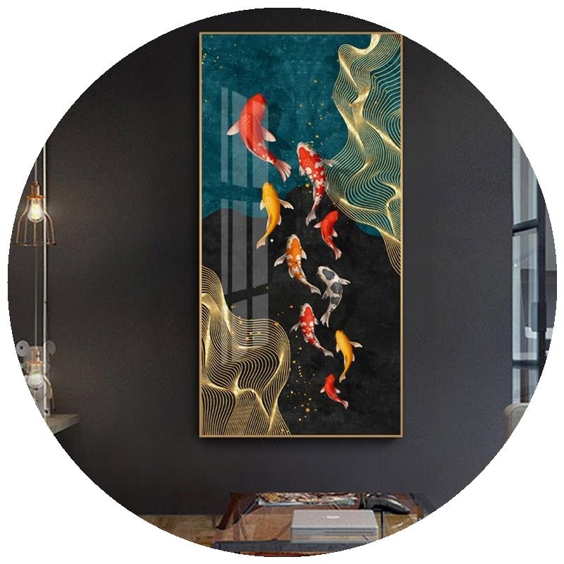 现货墙画客厅挂画水晶玻璃壁画客厅挂画单个单幅走廊装饰入户玄关图片