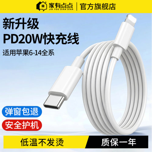 家有点点苹果PD20W快充套装