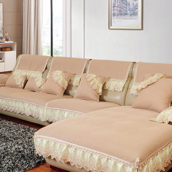 真皮沙发垫防滑四季通用坐垫布艺简约现代客厅组合皮沙发套罩定做