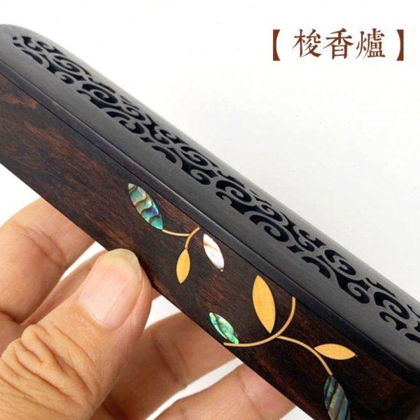 谈馥坊家用创意简约香炉非遗螺钿红木质现代线香焚烧卧香客厅,家居饰品,香薰炉,淘宝优惠券,粉丝福利购,淘宝优惠卷