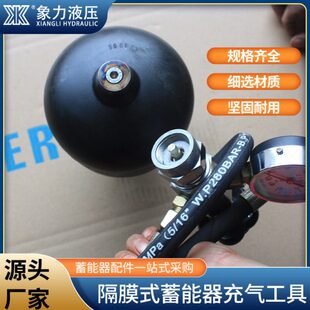 蓄能器充氮工具 热卖 1.5隔膜式 M28 NXQ蓄能器皮囊胶囊 充气工具