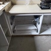 特厚U型砖夹橱柜铝合金白色全套配件包收边瓷砖灶台立柱封边卡槽