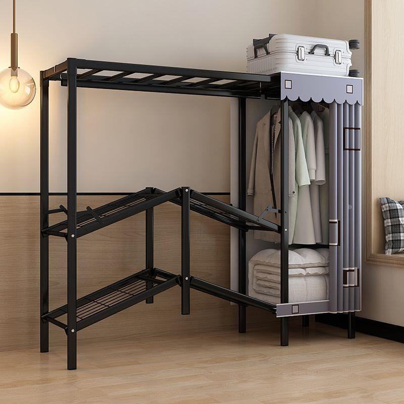 免安装衣柜家用卧室折叠简易布衣柜出租房结实耐用钢架收纳柜罗加