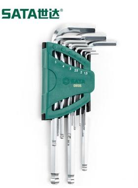 （）9件加长球头内六角扳手09105内六方9件套09105A