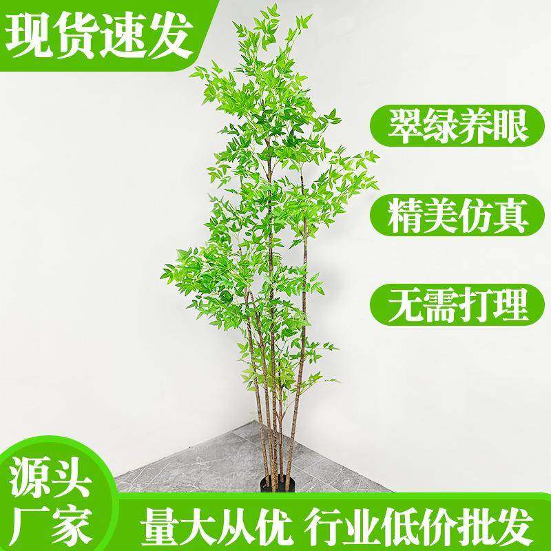 仿真植物南天竹落地盆栽室内大型仿生绿植摆件客厅轻奢装饰花假树,鲜花速递/花卉仿真/绿植园艺,其它园艺用品,淘宝优惠券,粉丝福利购,淘宝优惠卷