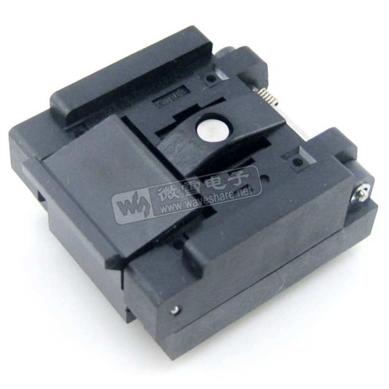 QFN48 MLP48 MLF48 引脚间距0.5mm 编程座 测试座 IC芯片烧写测试