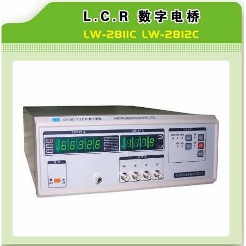 龙威LCR数字电桥LW2811C/2812C高精度100-1K-10KHZPK同惠远方中策