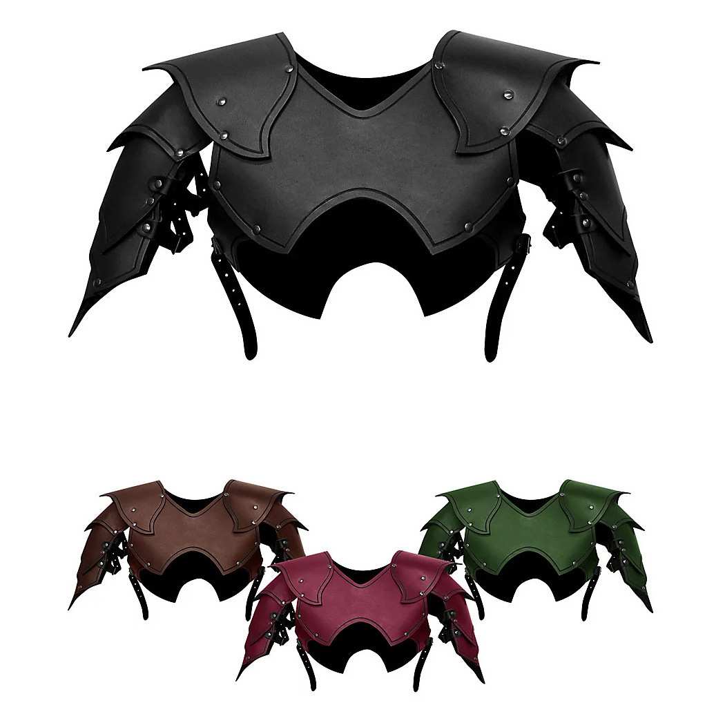 中世纪盔甲肩甲可穿戴斯巴达勇士罗马角斗士武士甲胄皮甲cos道具