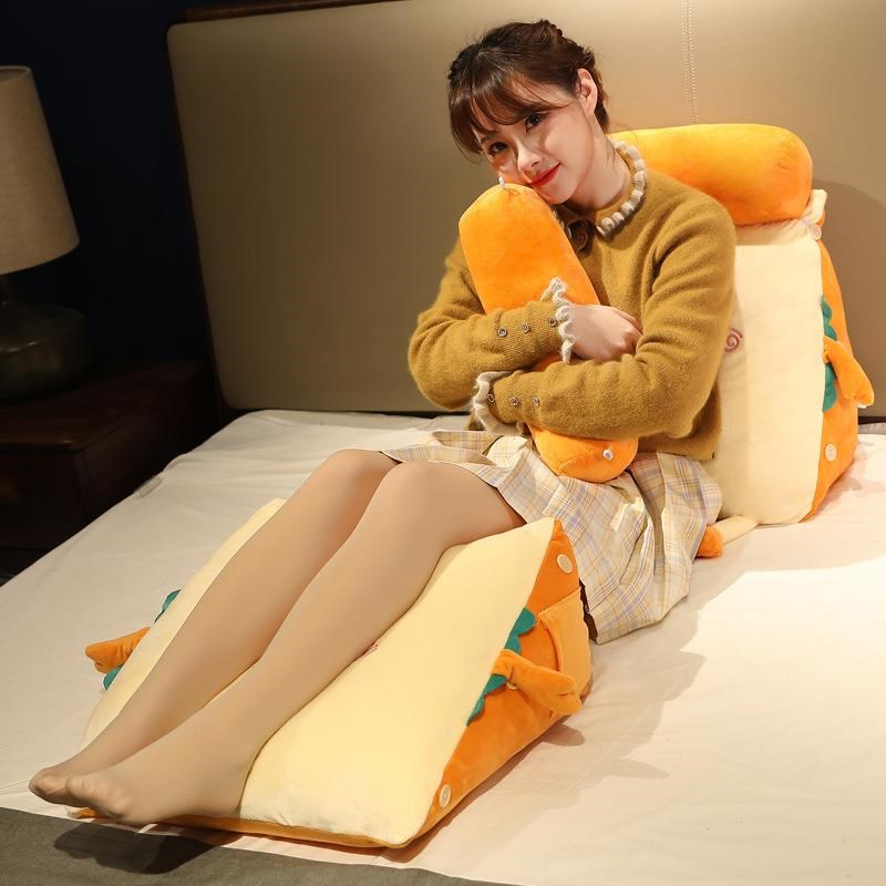 新款直销床头靠垫软包靠枕三角枕头床上抱枕睡觉护腰枕沙发靠背垫