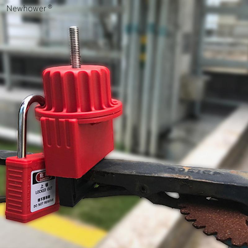 小型万用蝶阀锁工业管道阀门对夹式上锁butterfly valve lockout