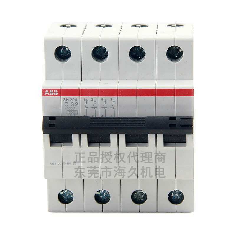 ABB低压开关SH200系列交流断路器SH204-B20;2CDS214001R0205
