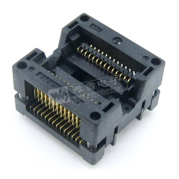 SOP28 SOIC28 SO28 引脚间距1.27mm编程座 测试座 IC芯片烧写测试