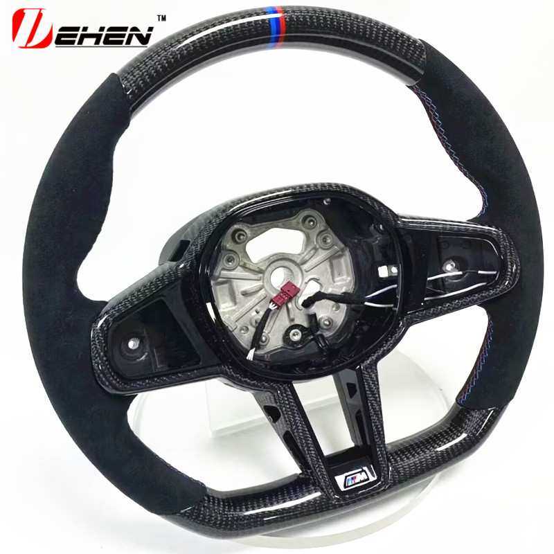 适用宝马24款CS方向盘M2 M3 M4 M5 X3M X4M X5M X6M碳纤维方向盘