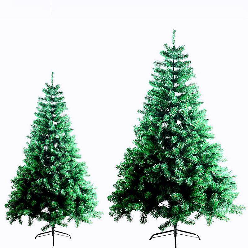 圣诞节圣诞树加密1.2米装饰树2.1大型场景布置小型1.8米裸树摆件3