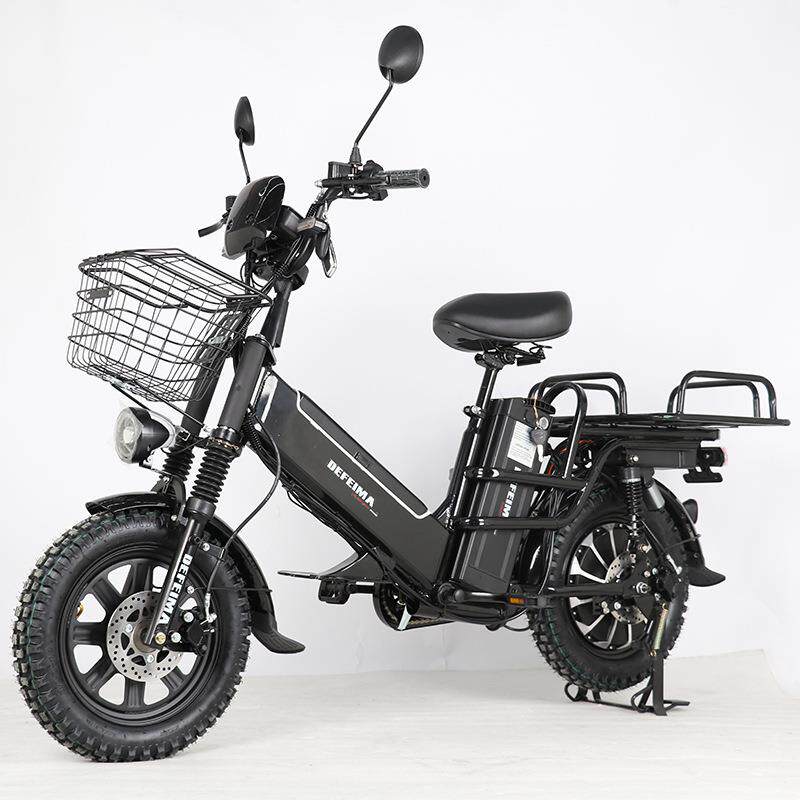 新型双电池16寸MonsterPRO电动自行车快递送餐助力车锂电踏板车