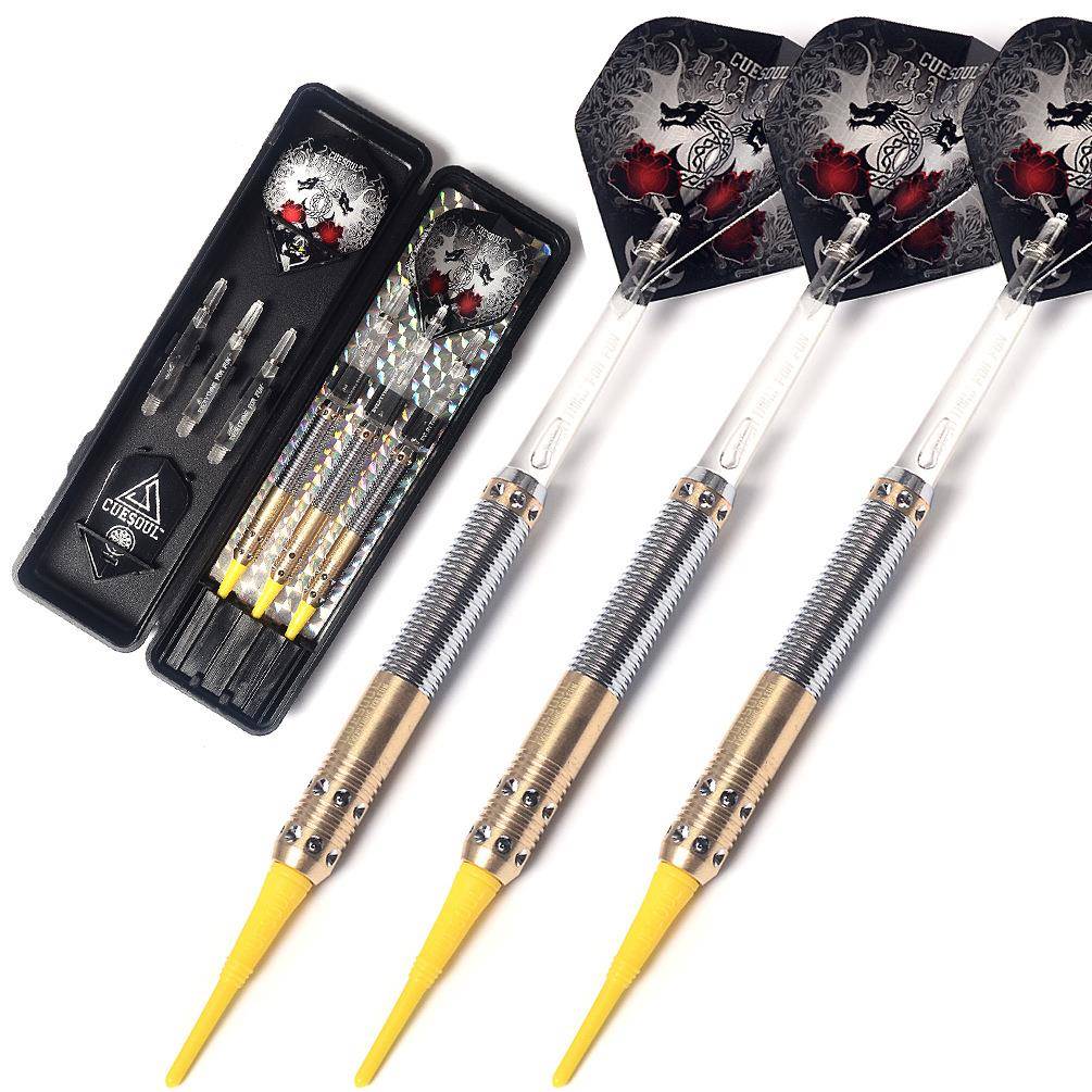 CUESOUL/Q獣18g软式飞镖套装入门级飞镖针镖头耐用抗摔室内俱乐部
