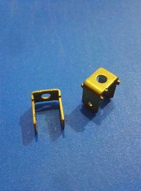 6.3250锁螺丝孔双插片公端子铜件连接器DJ6137-6.3*0.8