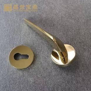 锁室内铜门锁实木门锁室内门锁分体锁简约锁具执手锁FT02 G65