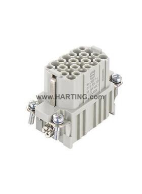 HARTING哈丁重载连接器09160283101Han28DDF-c28芯10A