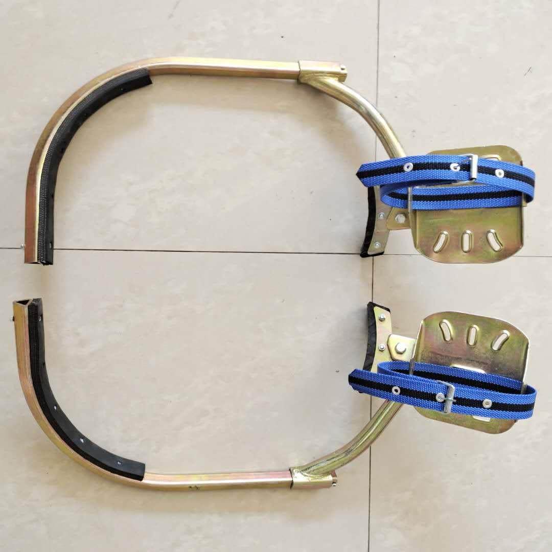 加厚登杆爬树水泥杆电工爬电线杆脚扣JK-350电工脚扣