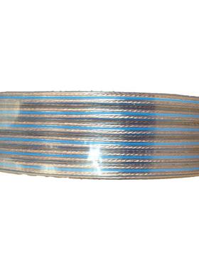 发烧级喇叭线环绕音箱线汽车音响线家庭影院音频线蓝色400型