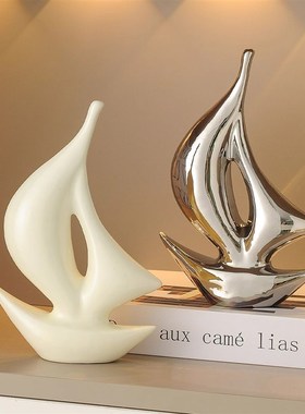 一帆风顺帆船摆件寓意好的家x居好物办公室客厅酒柜电视柜玄关装