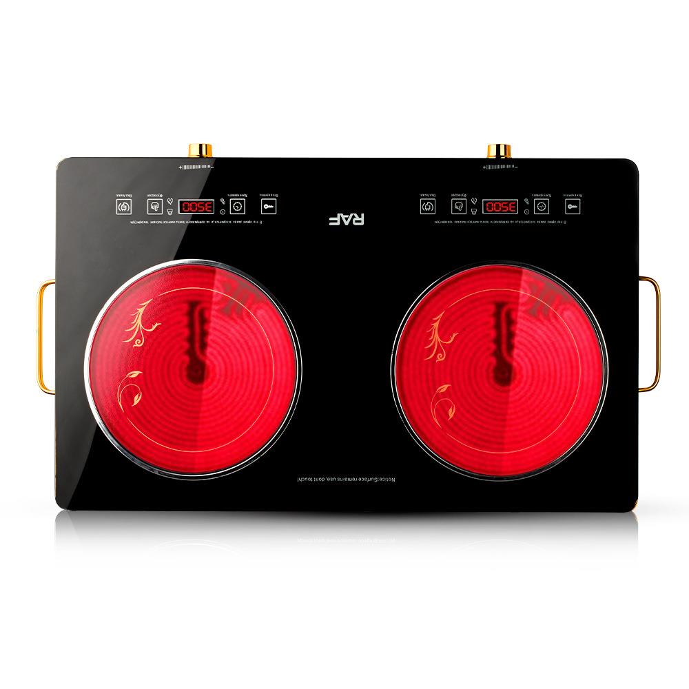 欧式双眼爆炒节能灶大功率双灶电陶炉家用多功能光波电磁炉3500W