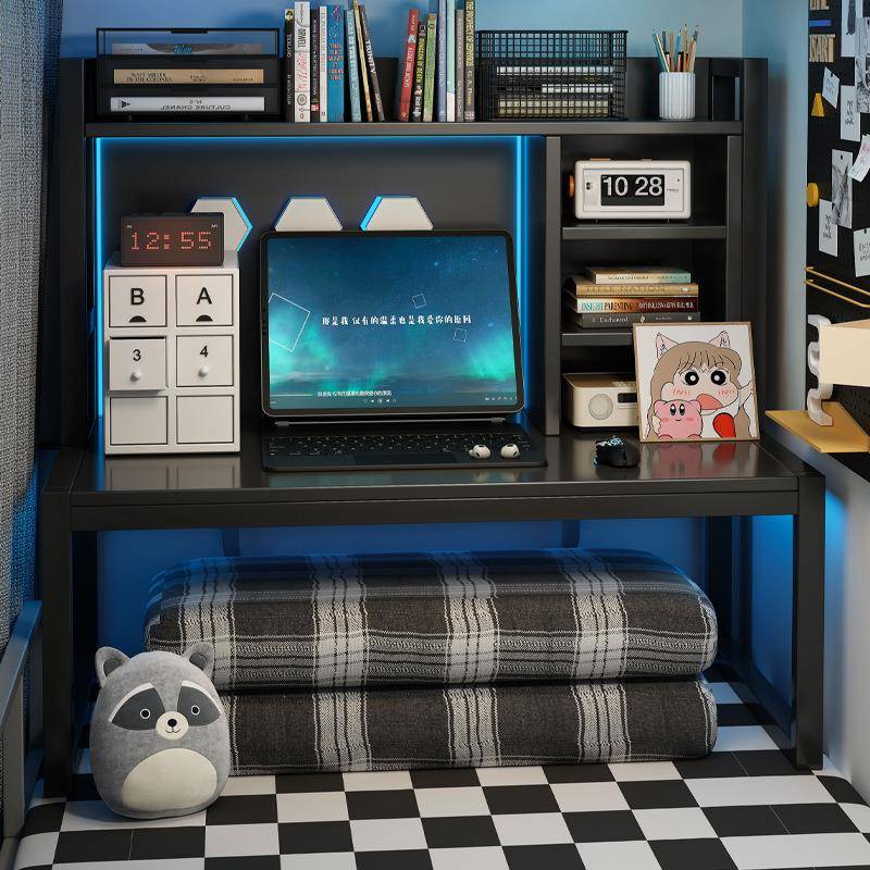电脑桌宿舍床上桌铁艺宿舍神器学生上铺下铺简易学习桌书桌