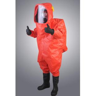 A重型全密封闭防化服气密防化服氯丁胶防化服 海安特RHF