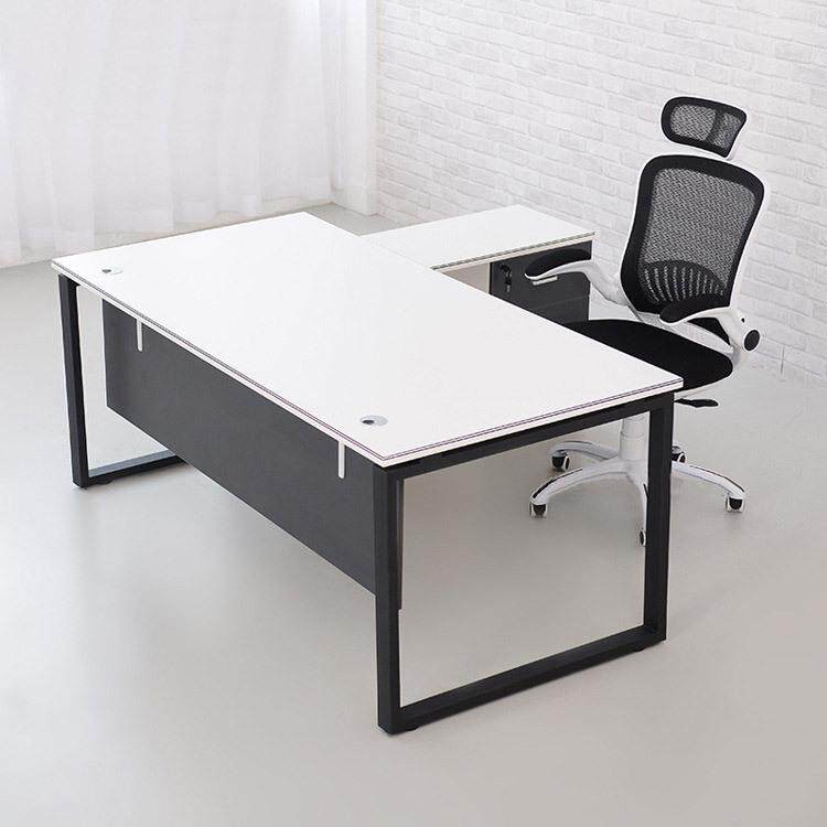 北京办公家具老板桌简约现代大班台办公桌时尚板式经理桌主管桌椅