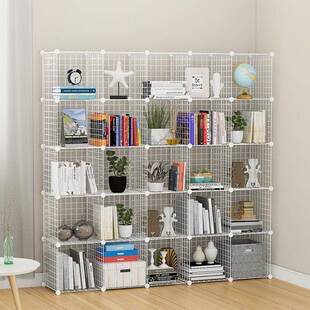 书架简易落地置物架简约现代多层书柜铁艺货架客厅办公室铁质架子