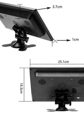 车载10.1寸汽车监控影音高清显示屏HDMI+VGA+AV彩色液晶显示器
