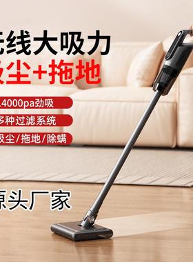 德国Denc无线吸尘器大吸力家用小型手持吸拖一体机猫毛拖把二合一