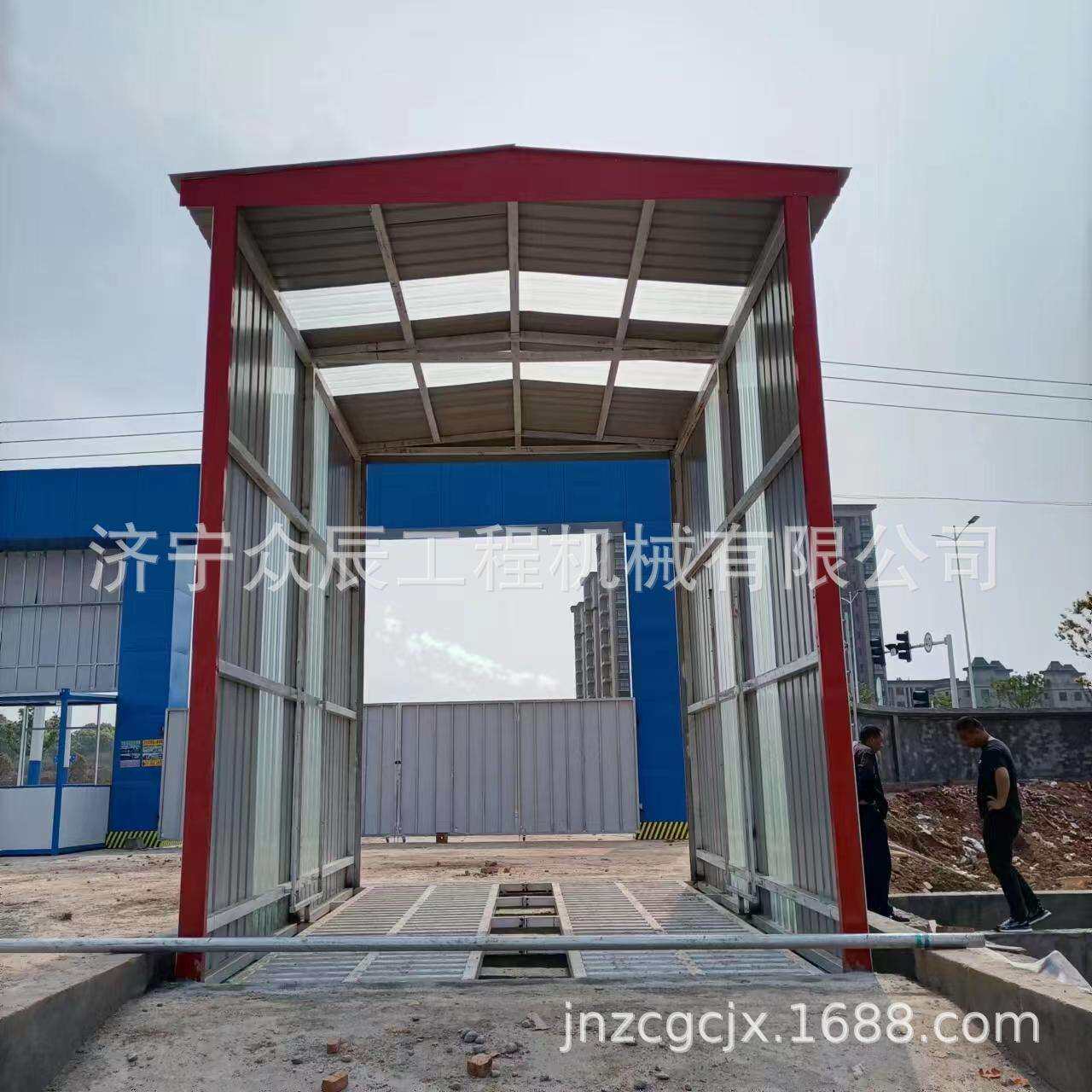 智能洗轮机建筑工地都在使用的大型自动高压龙门封闭式洗车机