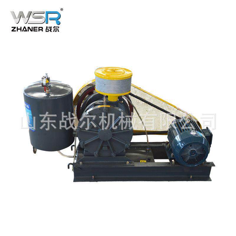 低噪音回转式鼓风机长寿命低噪音战尔机械滑片风机污水处理用