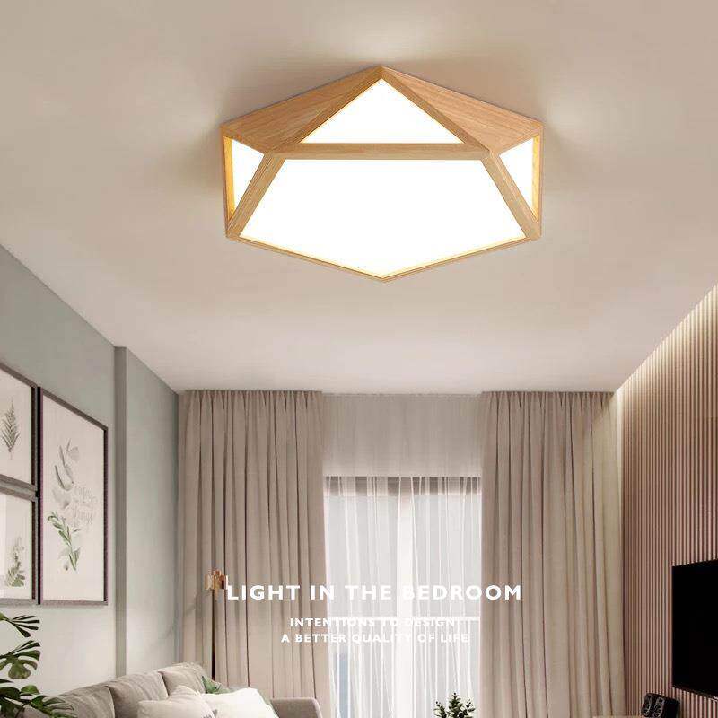 北欧led简约现代变色温馨浪漫客卧灯具主卧室灯儿童顶灯吸顶灯