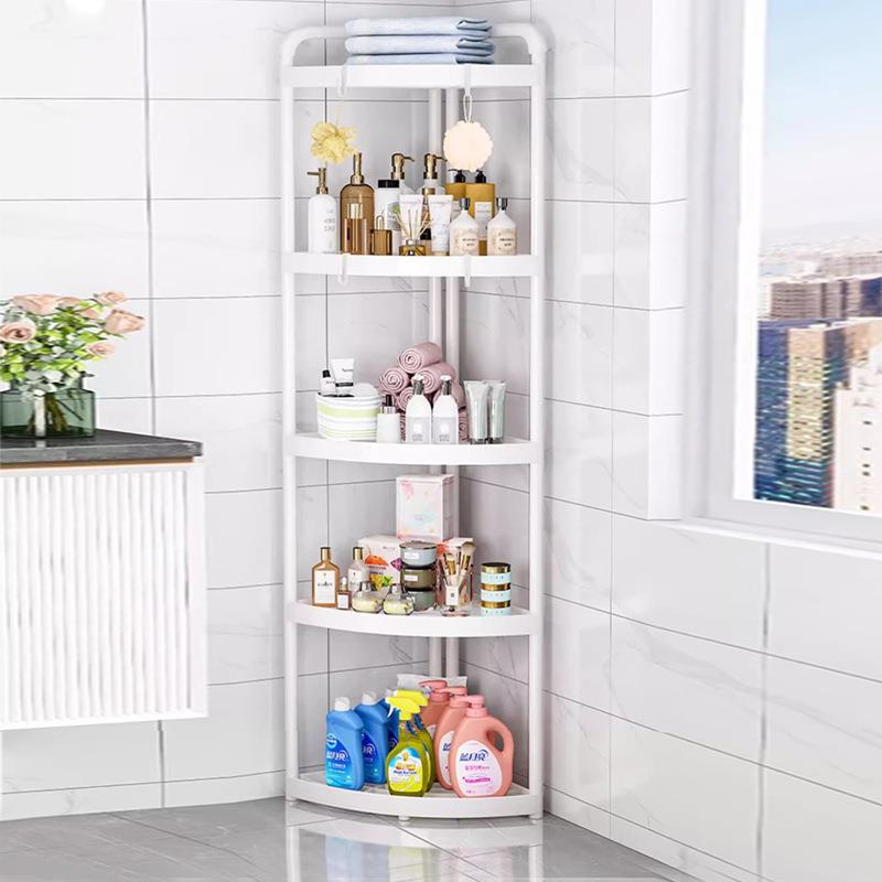 【折扣价】多层置物架可折叠厨房转角落地储物架免安装浴室卫生间