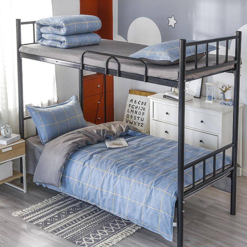 【折扣价】厂家学生宿舍被子全套一整套床上用品单人被褥套装六件